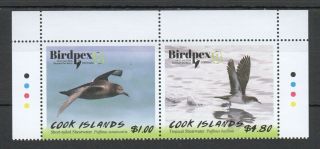 2018 Cook Islands Flying Birds Birdpex 8 Shearwater 1set Mnh