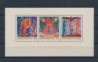 Lk73107 Austria Religious Art Paintings Good Sheet Mnh