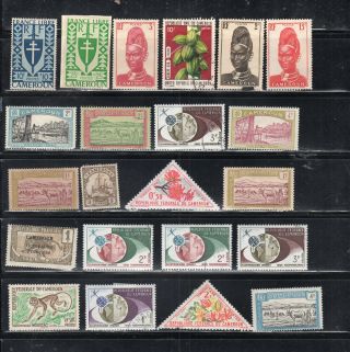 France Colonies Cameroon Cameroun Africa Stamps & Hinged Lot 53645