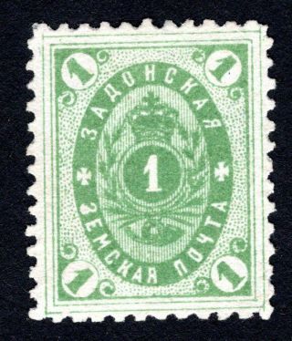 Russian Zemstvo 1889 Zadonsk Stamp Solov 13 Mh Cv=15$