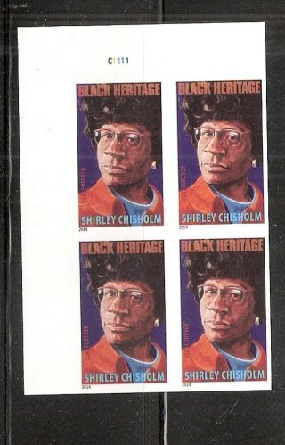 2014 4856 Black Heritage Series Shirley Chisholm Pb Without Die Cuts Mnh
