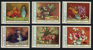 Romania Floral Paintings By Stefan Luchian 6v Mnh Sg 4249 - 4254
