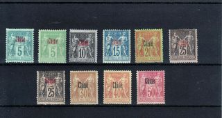 China French Post 1894 Yvert 1/11 10 Stamps