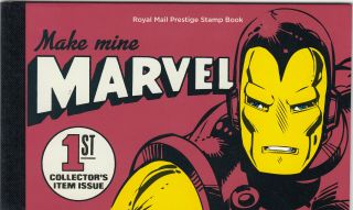 Gb 2019 Marvel Comic Heroes Prestige Booklet Sg.  No.  Dy29