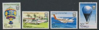 Tuvalu - 1983,  Bicentenary Of Manned Flight Set - Mnh - Sg 225/8