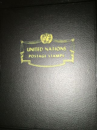 Quality Postage Stamps Of The United Nations From 1951 - 1974 Multiple Page Album