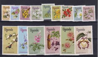Uganda 1969 Sc 115/29,  Set Mnh H436