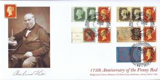 Gb 2016 - 175th Anniversary Of The Penny Red - Generic Smilers Fdc X 2,  Gs - 101