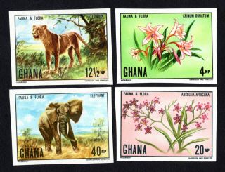 Ghana 1970 Group Of Stamps Mi 413 - 416 B Mnh Cv=25€