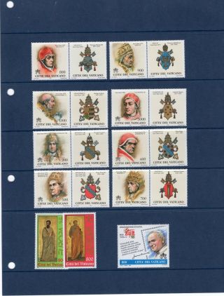 Vatican City 1998 Nh Complete Year Set By Scott: 1063 - 94 - Usa