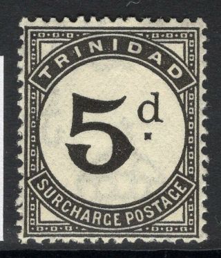 Trinidad Sgd22 1944 5d Black Postage Due Mnh