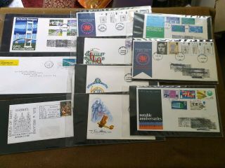 40 First Day Covers 1969 - 74 Mayority 69 In Royal Mail First Day Covers Album W