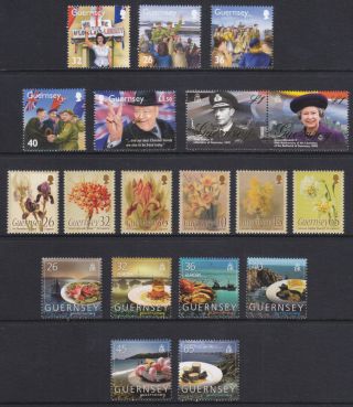 Guernsey 2005 Complete Commemorative Year Set Unmounted