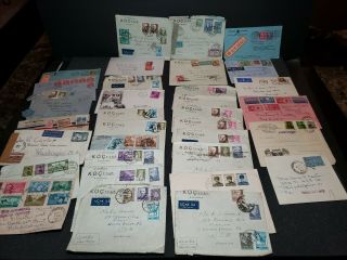 Vintage Airmail Envelopes 1940 