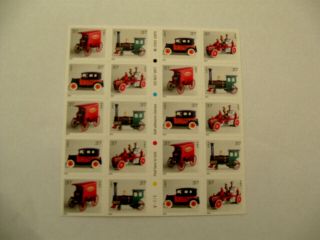 U.  S.  A Stamp Sheet Of Antique Toys 2002