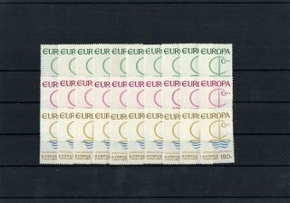 Europa Cept,  10x Cyprus 1966,  Mnh
