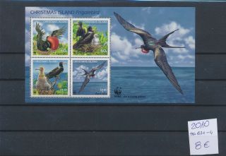Gx02128 Christmas Island 2010 Fauna & Flora Birds Sheet Mnh Cv 8 Eur