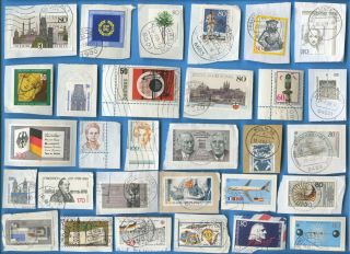 Germany Postage Stamps 1980 - 1989 178 Different,  Most On Paper [sta2389]