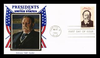 Dr Jim Stamps Us William Taft President Colorano Silk Fdc Cover Chicago