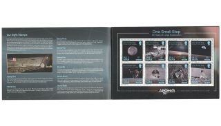 Isle of Man 2019 50 Years of Moon Landing Lunar Exploration Stamp Booklet MUH 2