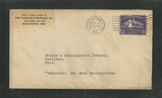 1933 The Gardner - Richardson Co Middletown Oh Advertising Cover Stamped Envelope