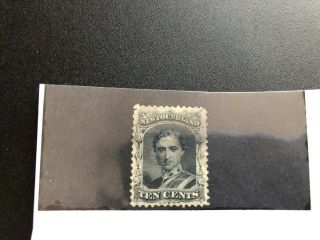 Newfoundland Stamp Scott 27 Scv 60.  00 Bb7200