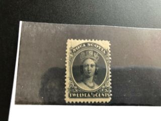Nova Scotia Stamp Scott 13 Mlhog Scv 37.  50 Bb7183