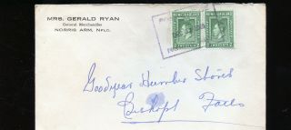 1940 Newfoundland Advertising Cover With Norris Arm Box Cancel Co804