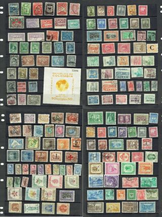 165 Colombia Stamps Regular Issues,  Airmails 1930 