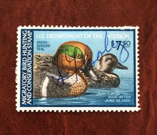 Vintage Us Duck Hunting Stamp,  Rw46