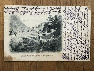 China Old Postcard Great Wall Western Paotingfu Tientsin Local 1905