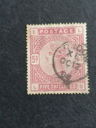 Gb Qv Sp - Sg 180/181 5/ - Red - Fine With London Cds Oc 12 1888 - As Seen