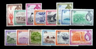 Tristan Da Cunha 1954 Complete To 10/ - Sg14 - 27 Mounted Nk816