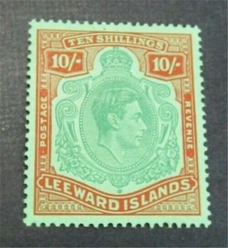 Nystamps British Leeward Islands Stamp 114 Og Nh $135