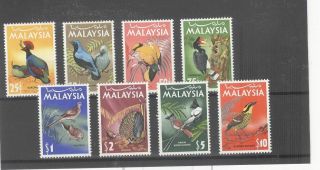 Malaysia Malaya 1965 Birds Nh Set