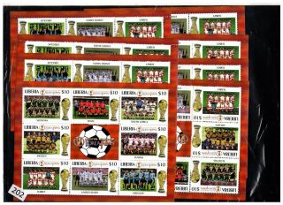 8x Liberia 2002 - Mnh - Soccer - Japan,  Korea