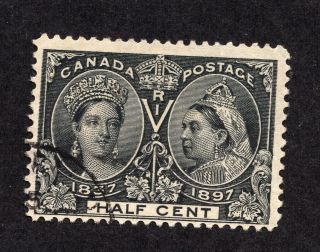 Canada 50 1/2 Cent Black Queen Victoria Diamond Jubilee Issue