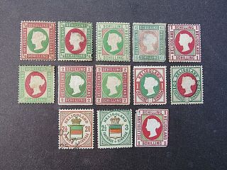 Heligoland - Colledction Of Earlies Mint/used - On Stockcard