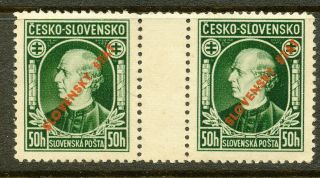 Czechoslovakia - Slovakia - 1939 - Sc 24 A1,  - Mnh