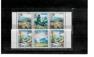 Bosnia - Republic Of Srpska 1999 Europe Cept Completed Sets With Labels Mnh
