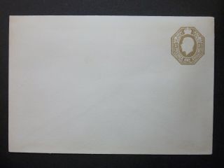 Gb Postal Stationery Sto Kgv 1s Olive - Brown Embossed Envelope H&b Es52