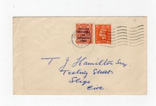 Gb: 1951 Cover To Ireland With Wrongly Irish Stamp (sh295)