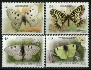 129 - Macedonia 2011 - Butterflies - Mnh Set