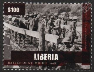 Wwi 1918 Battle Of St.  Mihiel Us Army 89th Division Iv Corps Stamp