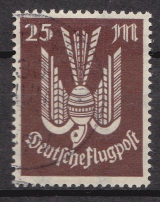 Germany Deutsches Reich 1923 Mi.  Nr.  265 Air Mail Issue 25 Rm Holztaube