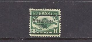 Oregon Precancel On " Propeller " Early Air Mail Stamp (c4)