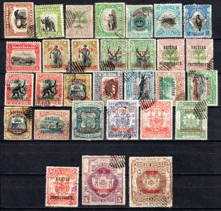 Malaya Straits Settlements 1901 - 1909 North Borneo,  Protectorate Use Stamps