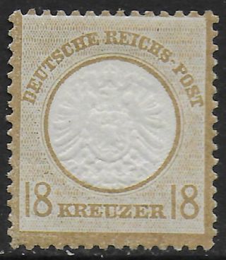 German Reich Stamps 1872 Mi 28 Mlh Vf