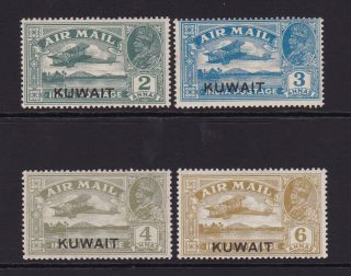 Kuwait.  1933.  Sg 31 - 34.  Mounted.