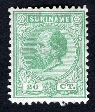 Suriname 1889 Stamp Mi 18 Mh Cv=55€